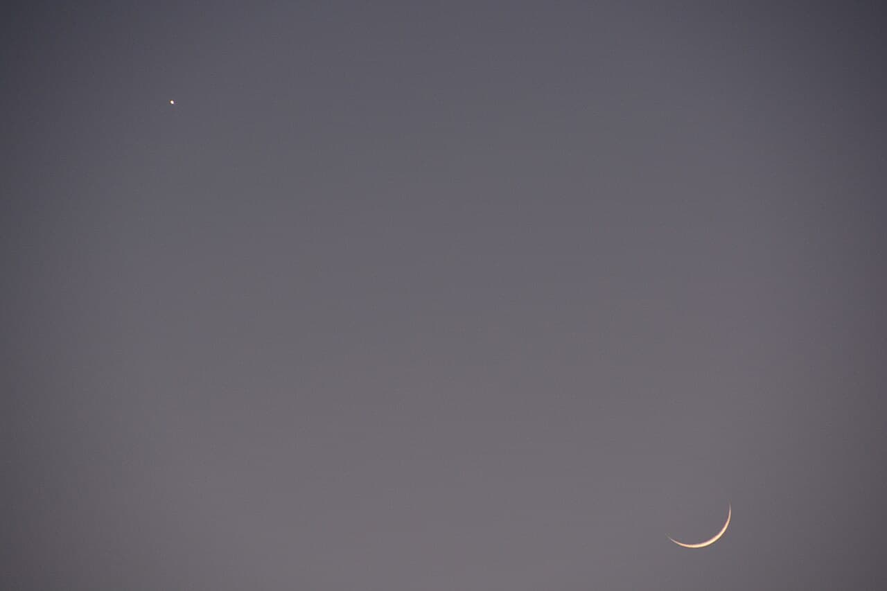 Lunar Phases Waxing Crescent